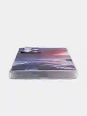 Фиолетовый чехол на Samsung Galaxy A53 5G / Галакси А53 5G прозрачный, с рисунком, защита камеры