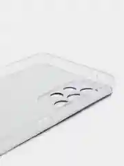 Фиолетовый чехол на Samsung Galaxy A53 5G / Галакси А53 5G прозрачный, с рисунком, защита камеры