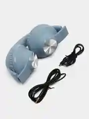 Голубой беспроводные наушники Harper HB-412, с поддержкой Bluetooth 5.0 и проводного подключения