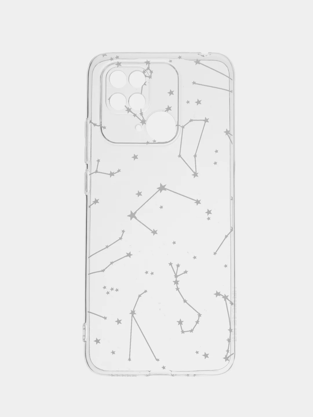 Прозрачный чехол на Xiaomi Redmi 10C / Сяоми Редми 10С прозрачный, с рисунком, защита камеры