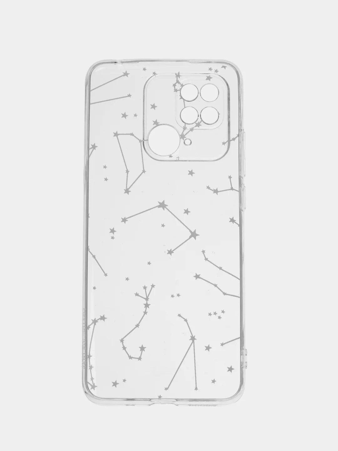Прозрачный чехол на Xiaomi Redmi 10C / Сяоми Редми 10С прозрачный, с рисунком, защита камеры