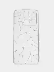 Прозрачный чехол на Xiaomi Redmi 10C / Сяоми Редми 10С прозрачный, с рисунком, защита камеры