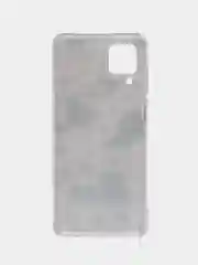 Золотой чехол на Samsung Galaxy A12/M12 / Самсунг А12/М12 прозрачный, с рисунком, защита камеры