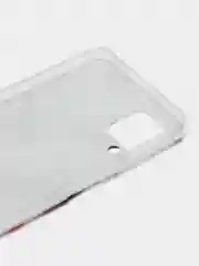 Золотой чехол на Samsung Galaxy A12/M12 / Самсунг А12/М12 прозрачный, с рисунком, защита камеры