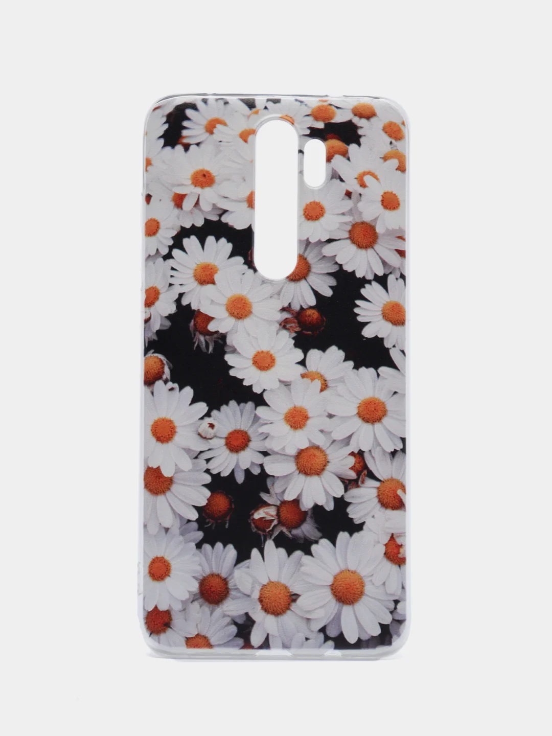 Золотой силиконовый чехол на Xiaomi Redmi Note 8 Pro / Сяоми Редми Нот 8 Про прозрачный с рисунком