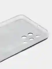 Песочный хаки силиконовый чехол на Samsung Galaxy A32 / Самсунг А32 прозрачный с рисунком, защита камеры