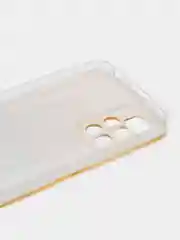 Горчичный силиконовый чехол на Xiaomi Redmi 10 / Сяоми Редми 10 прозрачный с рисунком, защита камеры