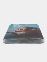 Светло-коричневый силиконовый чехол на Xiaomi Redmi 10 / Сяоми Редми 10 прозрачный с рисунком, защита камеры