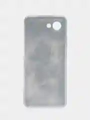 Песочный хаки силиконовый чехол на Realme C30 / Реалми С30 прозрачный, с рисунком, защита камеры