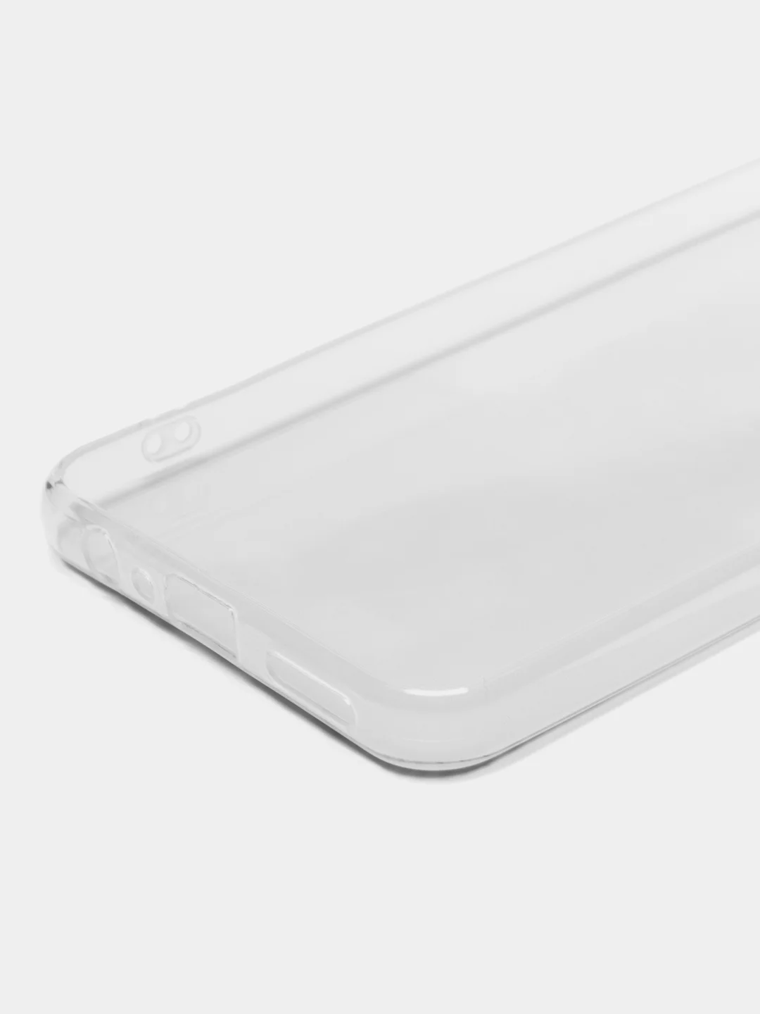 Молочный силиконовый чехол на Realme C30 / Реалми С30 прозрачный, с рисунком, защита камеры