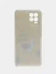 Горчичный силиконовый чехол на Oppo Realme 8/8 Pro / Оппо Реалми 8/8 Про прозрачный, с рисунком