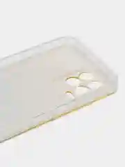 Горчичный силиконовый чехол на Oppo Realme 8/8 Pro / Оппо Реалми 8/8 Про прозрачный, с рисунком