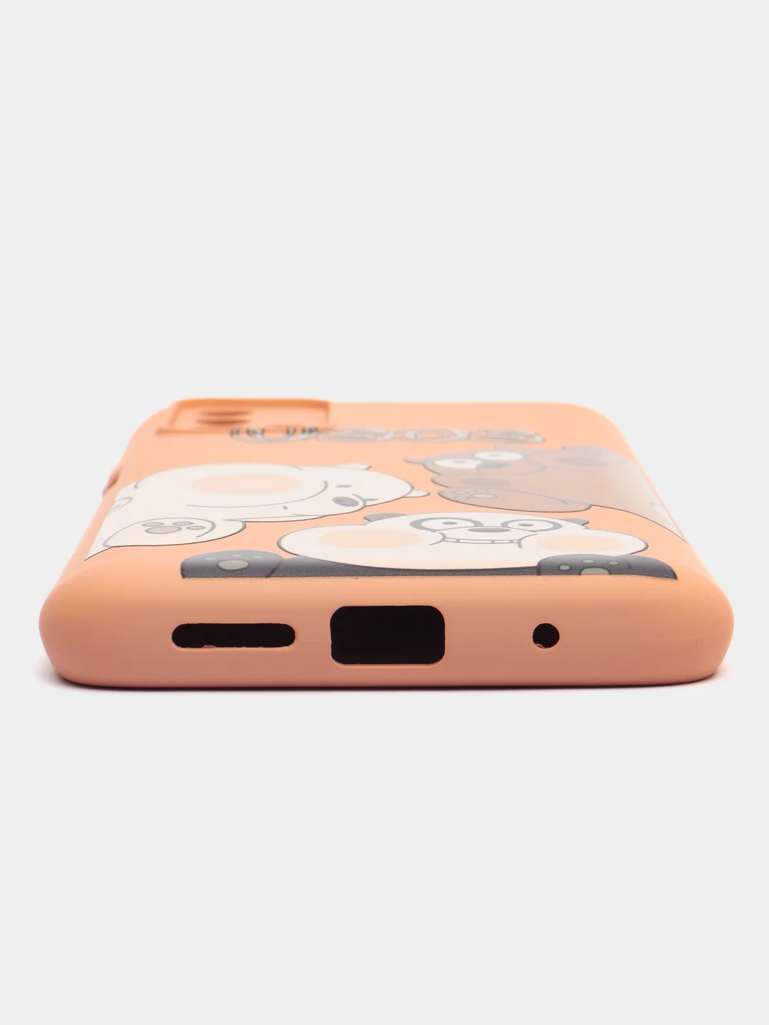 Пудровый накладка для Xiaomi Redmi 9T, силиконовая, soft touch, с рисунком