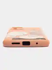 Пудровый накладка для Xiaomi Redmi 9T, силиконовая, soft touch, с рисунком
