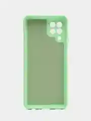 Салатовый накладка для Samsung A22/ M32, силиконовая soft touch, с рисунком