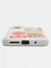 Белый накладка для Xiaomi Redmi 10, силиконовая, soft touch, с рисунком