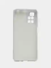 Белый накладка для Xiaomi Redmi 10, силиконовая, soft touch, с рисунком