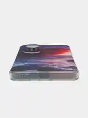 Фиолетовый чехол на Huawei Nova 9/Honor 50 / Хуавей Нова 9/Хонор 50 прозрачный, с рисунком