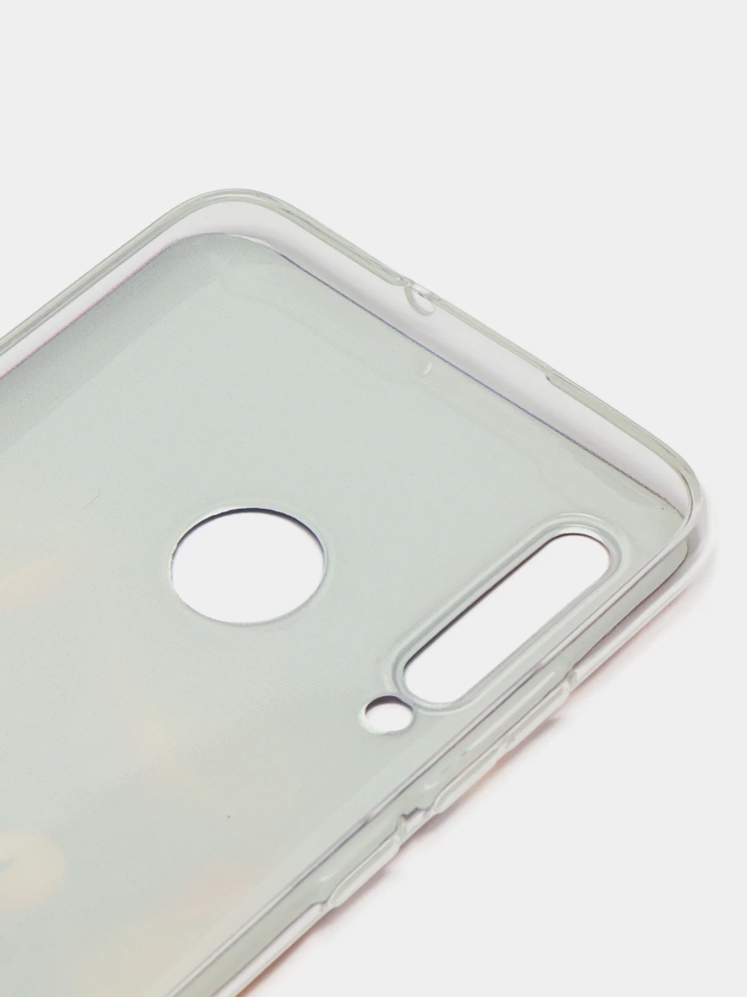 Индиго чехол на Honor 10i/20 Lite 2019/20e/Huawei P Smart Plus 2019 / Хонор 10i прозрачный