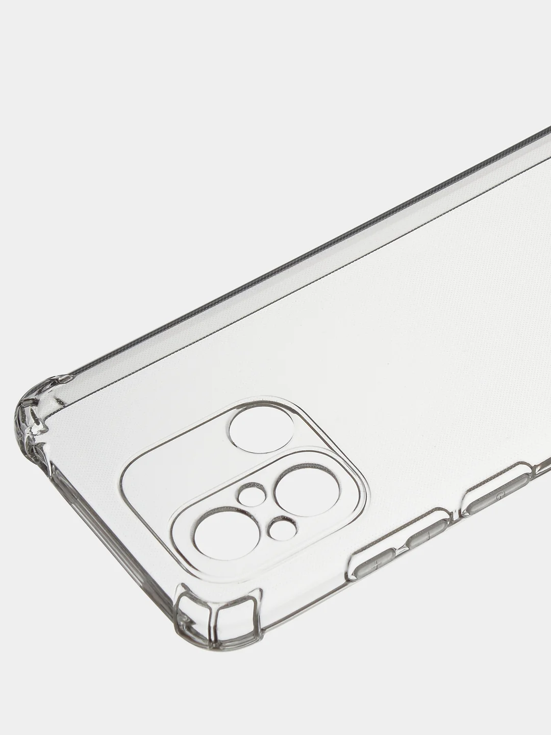 Чехол для Redmi 12C / Poco C55 прозрачный силиконовый с усиленными углами