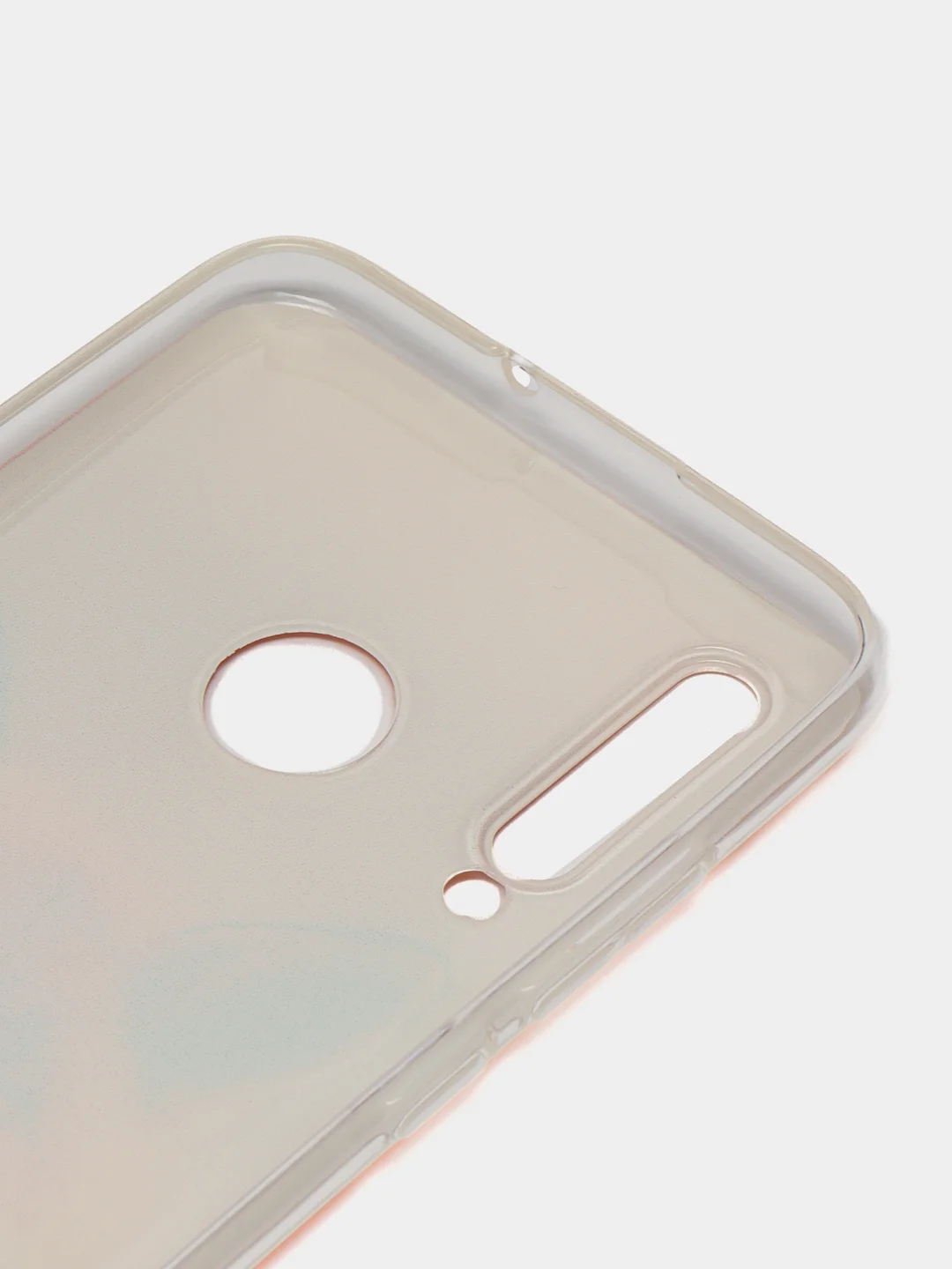 Оранжевый чехол на Honor 10i/20 Lite 2019/20e/Huawei P Smart Plus 2019 / Хонор 10i прозрачный