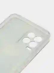 Синий меланж силиконовый чехол на Oppo Realme 8/8 Pro / Оппо Реалми 8/8 Про прозрачный, с рисунком