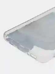 Лазурный силиконовый чехол на Samsung Galaxy A51 / Самсунг А51 прозрачный с рисунком, защита камеры
