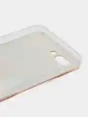 Оранжевый силиконовый чехол на Honor 10 / Хонор 10 прозрачный, с рисунком, защита камеры