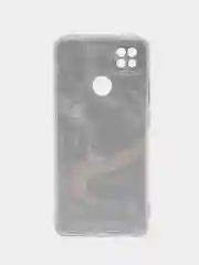 Темно-синий силиконовый чехол на Xiaomi Redmi 9C / Сяоми Редми 9С прозрачный с рисунком, защита камеры