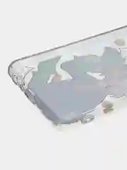 Лесной зеленый силиконовый чехол на Samsung Galaxy A32 / Самсунг А32 прозрачный с рисунком, защита камеры