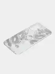 Пудровый силиконовый чехол на Samsung Galaxy A52/A52s / Самсунг А52/A52s прозрачный, с рисунком
