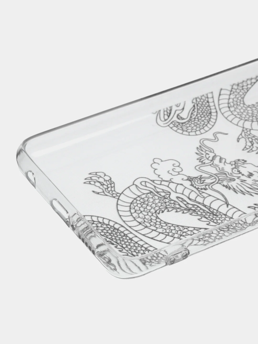 Пудровый силиконовый чехол на Xiaomi Poco X3/X3 Pro / Сяоми Poco X3/Х3 Про прозрачный, с рисунком