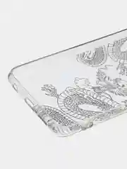 Пудровый силиконовый чехол на Xiaomi Poco X3/X3 Pro / Сяоми Poco X3/Х3 Про прозрачный, с рисунком