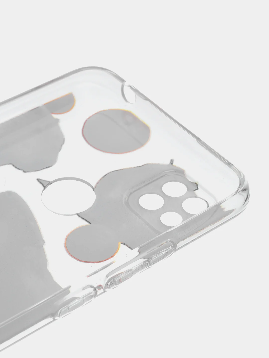 Терракотовый силиконовый чехол на Xiaomi Redmi 9C / Сяоми Редми 9С прозрачный с рисунком, защита камеры