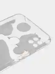 Терракотовый силиконовый чехол на Xiaomi Redmi 9C / Сяоми Редми 9С прозрачный с рисунком, защита камеры