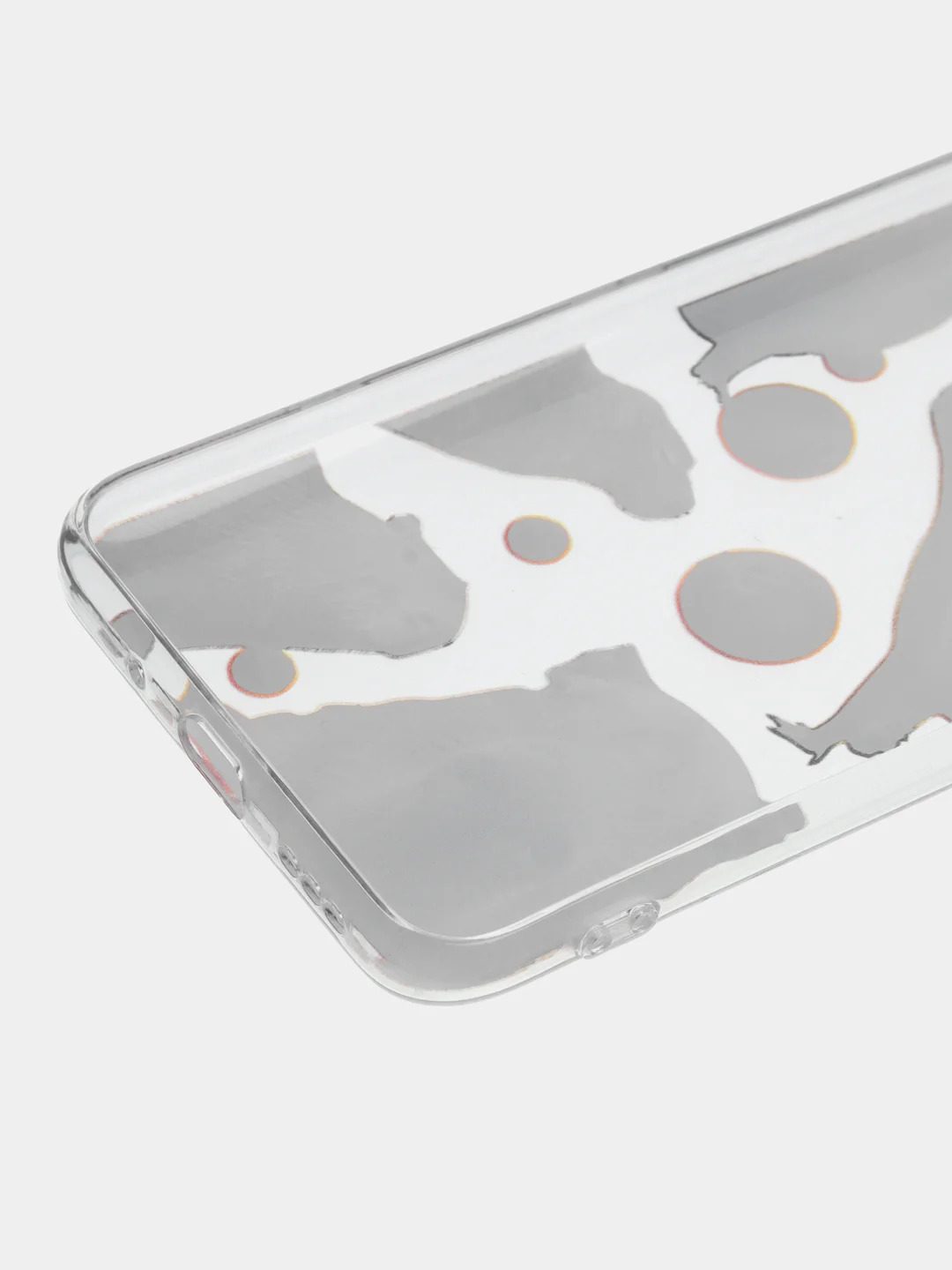 Терракотовый силиконовый чехол на Xiaomi Redmi 9C / Сяоми Редми 9С прозрачный с рисунком, защита камеры