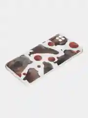 Терракотовый силиконовый чехол на Xiaomi Redmi 9C / Сяоми Редми 9С прозрачный с рисунком, защита камеры