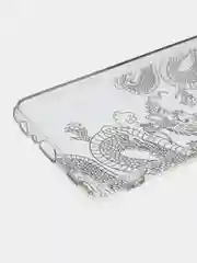 Пудровый силиконовый чехол на Samsung Galaxy A32 / Самсунг А32 прозрачный с рисунком, защита камеры