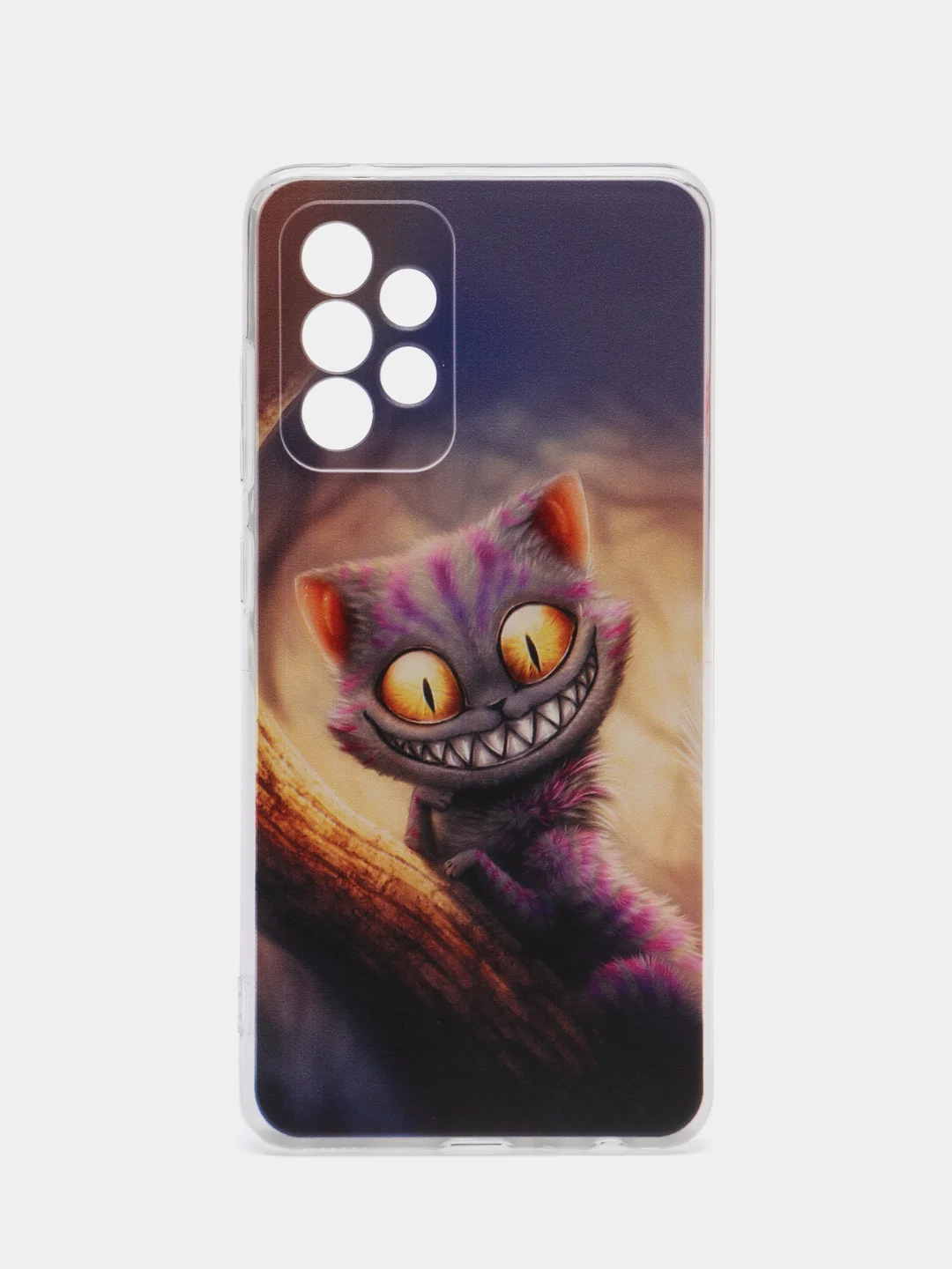 Индиго силиконовый чехол на Samsung Galaxy A52/A52s / Самсунг А52/A52s прозрачный, с рисунком