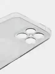 Бронзовый силиконовый чехол на Honor X8 / Хонор Х8 прозрачный, с рисунком, защита камеры
