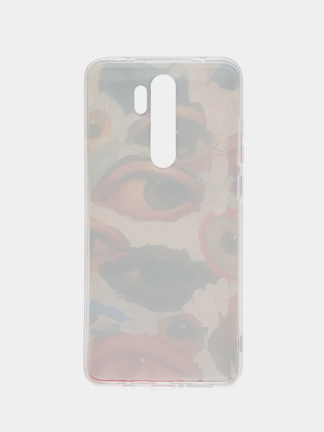 Кремовый силиконовый чехол на Xiaomi Redmi Note 8 Pro / Сяоми Редми Нот 8 Про прозрачный с рисунком