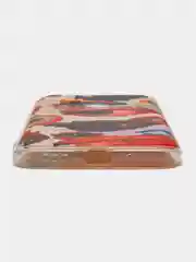Кремовый силиконовый чехол на Xiaomi Redmi 9C / Сяоми Редми 9С прозрачный с рисунком, защита камеры