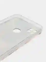 Кремовый силиконовый чехол на Xiaomi Redmi 9C / Сяоми Редми 9С прозрачный с рисунком, защита камеры