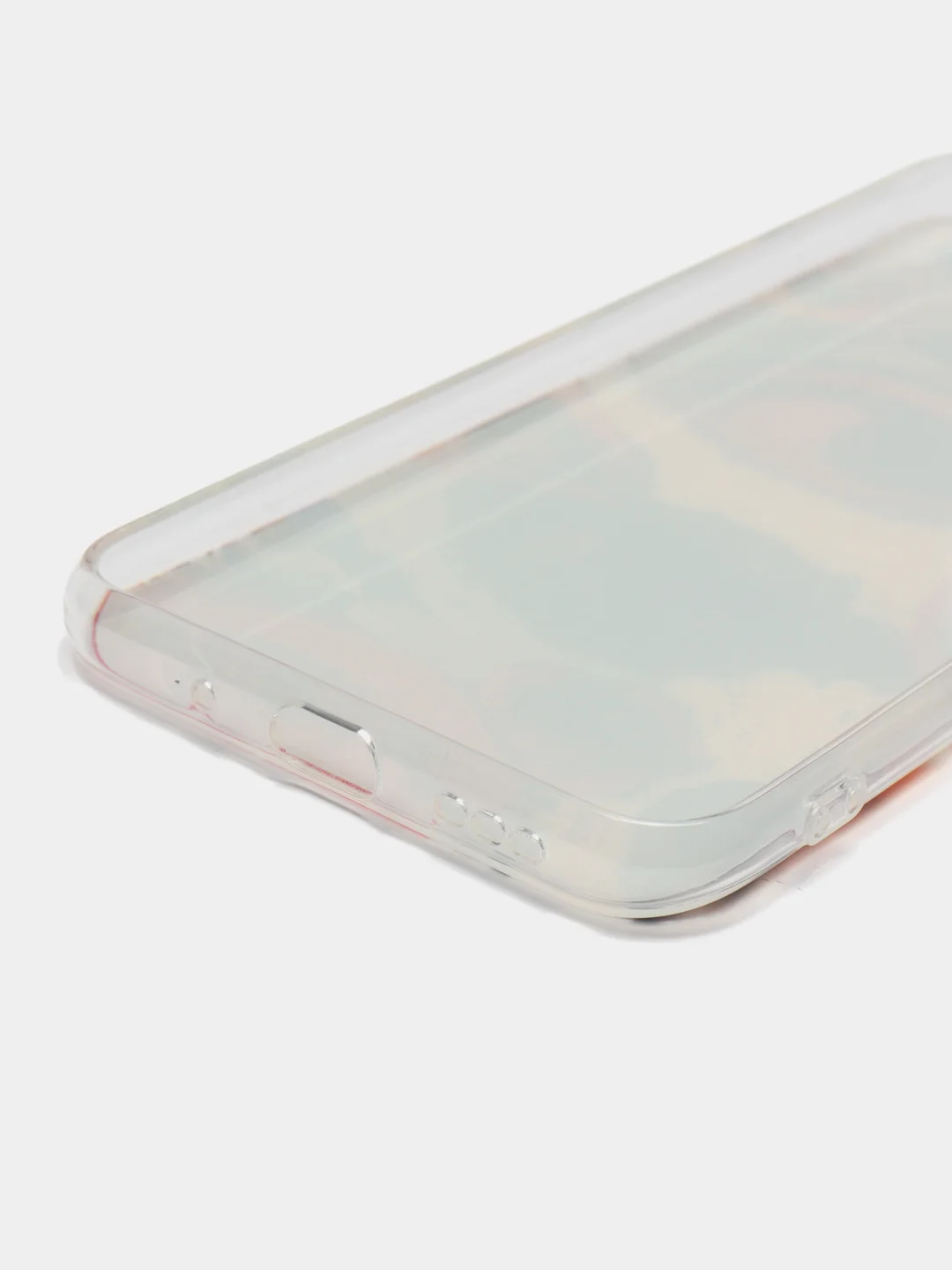 Кремовый силиконовый чехол на Xiaomi Redmi 9C / Сяоми Редми 9С прозрачный с рисунком, защита камеры