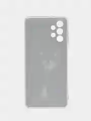 Серый меланж силиконовый чехол на Samsung Galaxy A13 4G / Самсунг А13 4G прозрачный, с рисунком