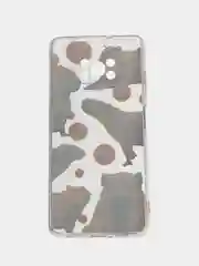 Терракотовый силиконовый чехол на Xiaomi Poco X3/X3 Pro / Сяоми Poco X3/Х3 Про прозрачный, с рисунком