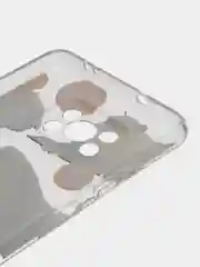 Терракотовый силиконовый чехол на Xiaomi Poco X3/X3 Pro / Сяоми Poco X3/Х3 Про прозрачный, с рисунком