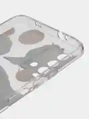 Терракотовый силиконовый чехол на Xiaomi Redmi 9T / Редми 9Т прозрачный, с рисунком, защита камеры