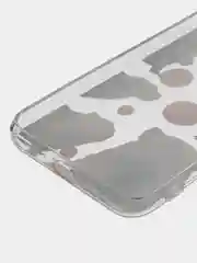 Терракотовый силиконовый чехол на Xiaomi Redmi 9T / Редми 9Т прозрачный, с рисунком, защита камеры
