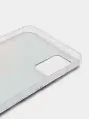 Фиолетовый силиконовый чехол на Samsung Galaxy A51 / Самсунг А51 прозрачный с рисунком, защита камеры